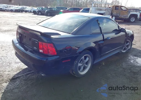 2002 Ford Mustang Gt из США, поврежденный, VIN 1FAFP42X12F222043